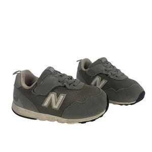 New Balance 515 Grey Hook Loop Sneakers Kids Size 7 Toddler Athletic Shoes